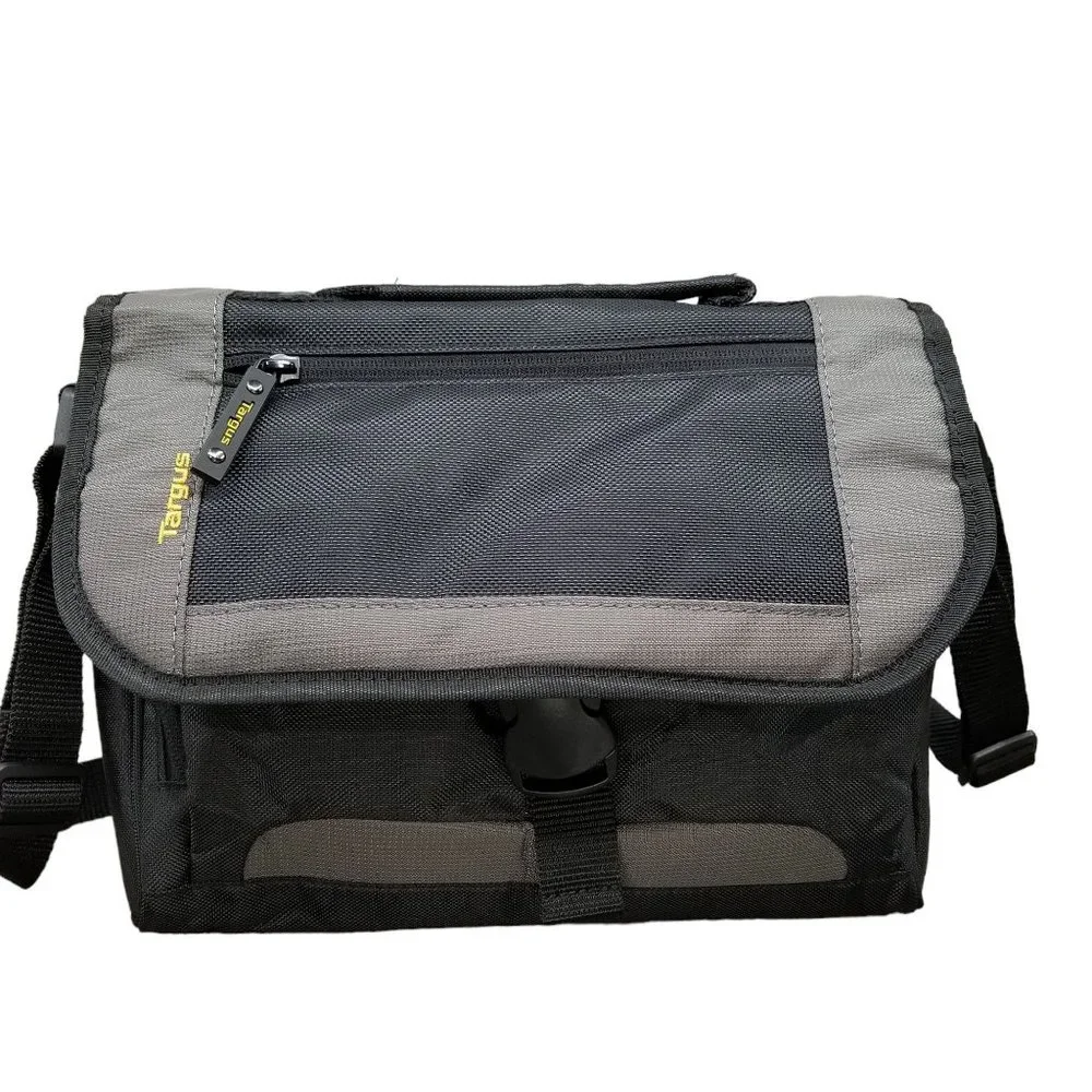 Targus Notebook Table Messenger Bag TSM148-50 Black Grey Shoulder Strap